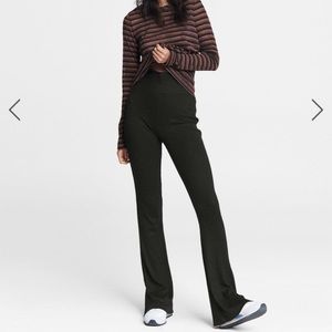 Rag & Bone. The knit rib flare pant.